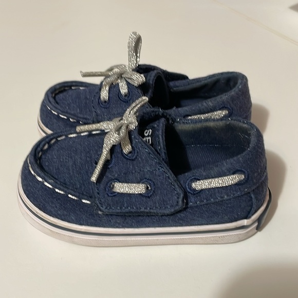 Sperry shoes 2M - jean/solver/white - Picture 2 of 6